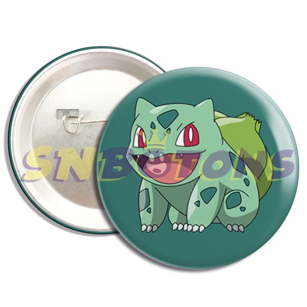 Botons - Bottons Bulbasaur - Pokemon | Shopee Brasil