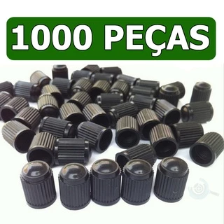 Kit Tampinhas Plasticas Para Bico Pneu Moto Carro Bicicleta Pacote Com 1000 peças Novas