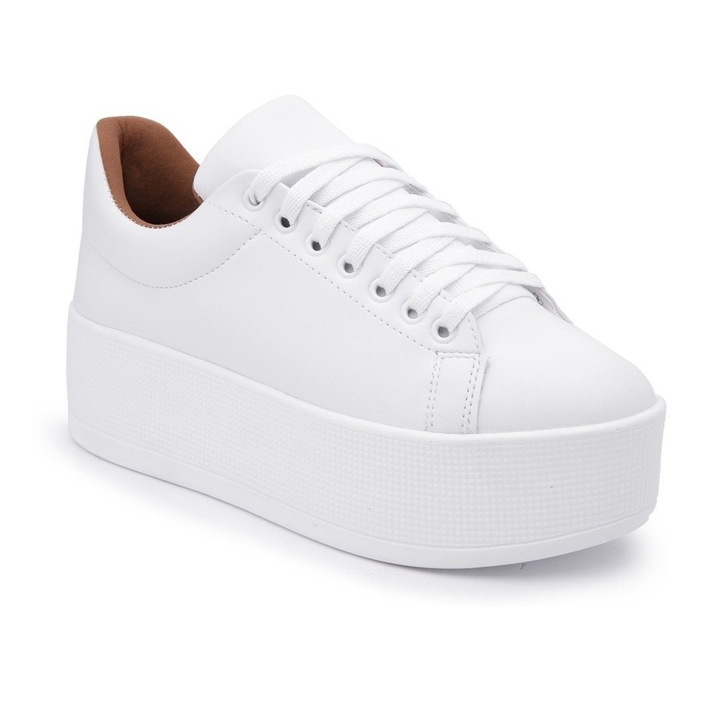 Tênis Feminino Casual Salto Alto Sneaker