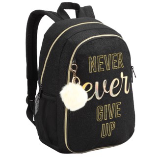 Mochila Feminina Adolescente Casual de Costas com Chaveiro