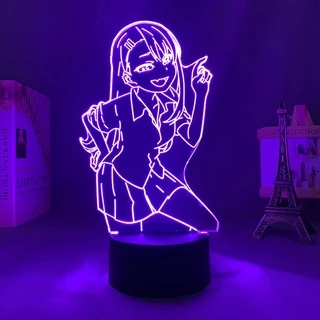 Led Lâmpada Anime Brinquedo Não Me Senhorita Nagatoro Para Quarto Decorativo Fãs De Luz Presente De Aniversário Cor Mudança Manga Noite