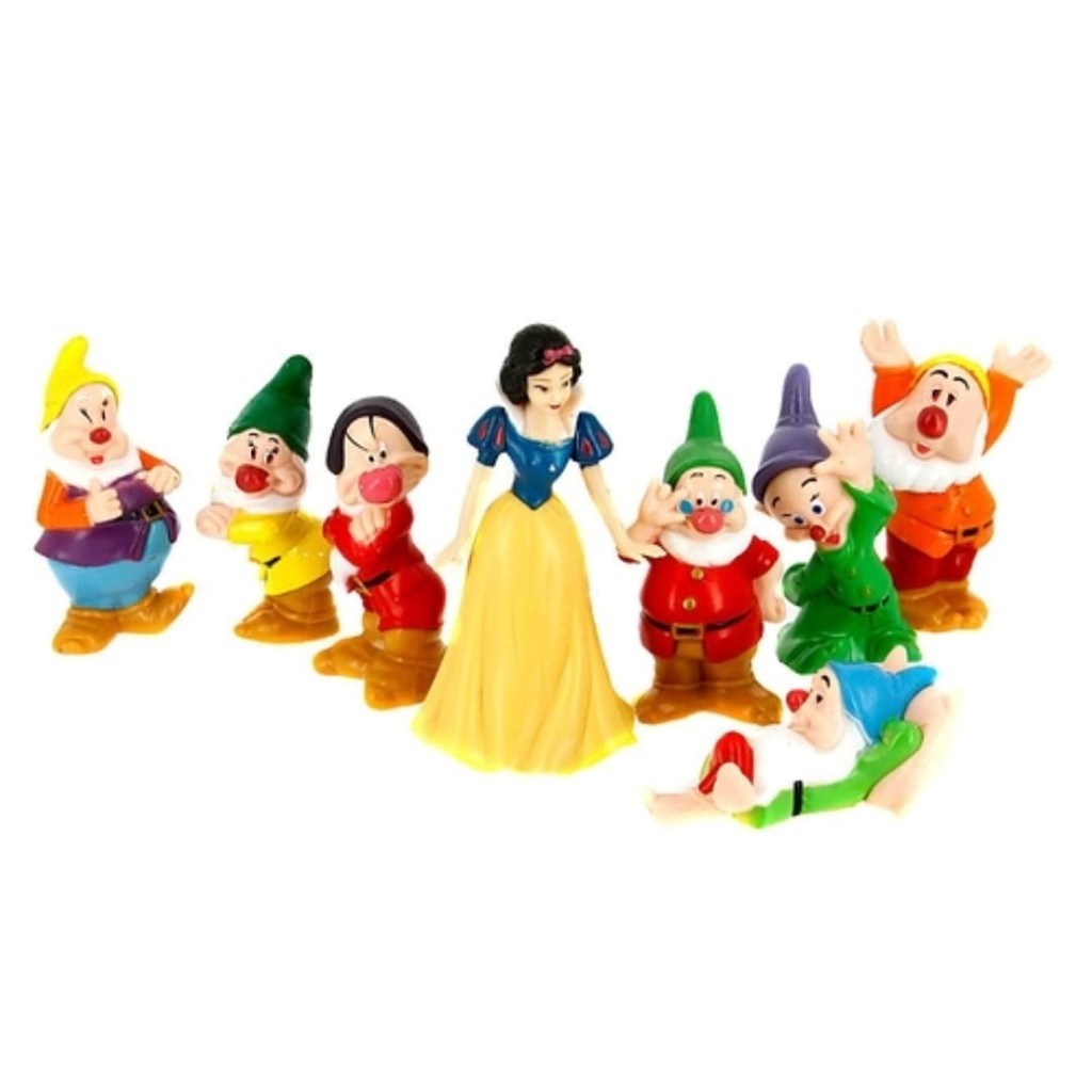 Kit Branca De Neve E Os Sete Anões Boneco | Shopee Brasil