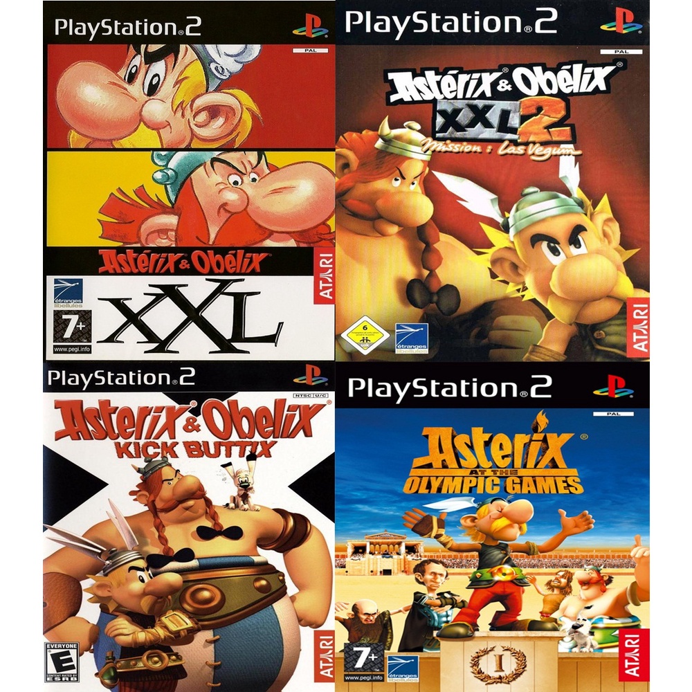 Kit Asterix & Obelix Collection com 4 Jogos (PS2) | Shopee Brasil