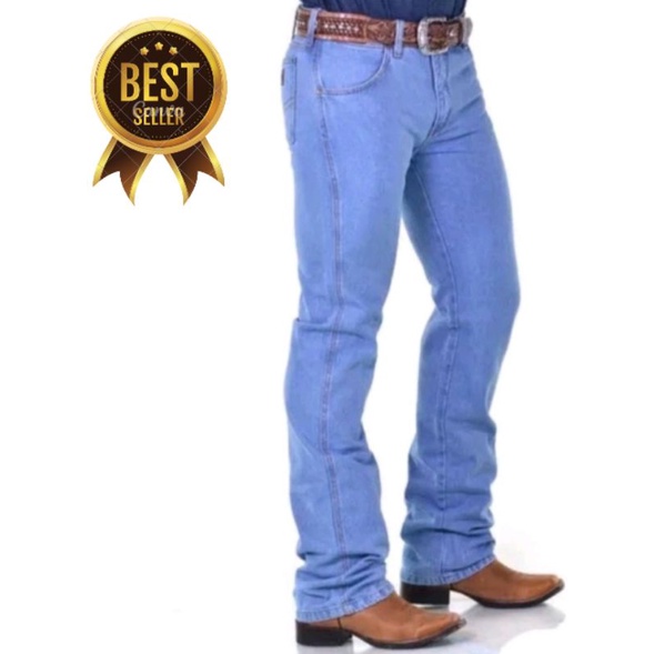 Calça country jeans masculina peão rodeio agro texas road - Calças