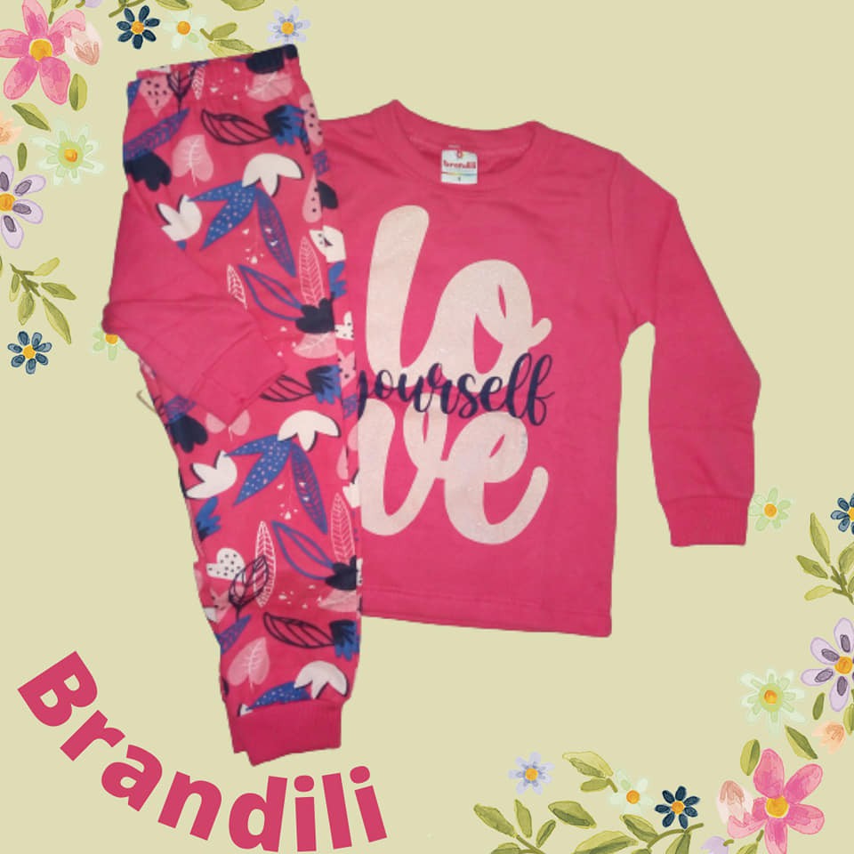 Conjunto moletom hot sale infantil brandili