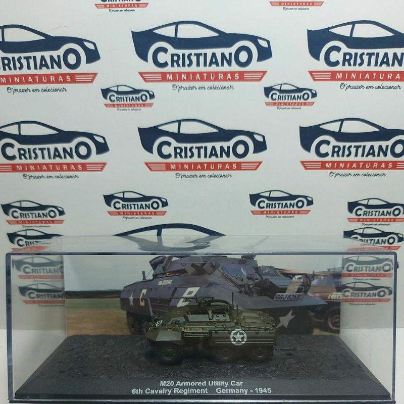 M20 Armored Utility Car - 6th Cavalry Regiment Germany 1945 Ed 21 Blindados de Combate Miniatura 1/72
