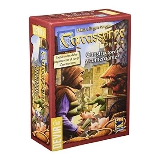 Carcassonne Comerciantes e Construtores Expansão 2ª Edição Devir - Jogo de Tabuleiro