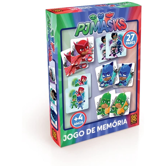 Jogo da Memoria / Super Mario Bros / 10 Pares / Caixa mdf