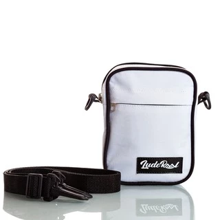 Bolsa Transversal Ludoraal Slim branca para Homens e Mulheres/Shoulder Bag Esportiva/Bolsa de Ombro