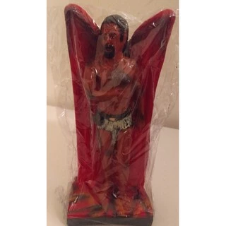 Imagem Exu Morcego Escultura Gesso Estatua 20 Cm