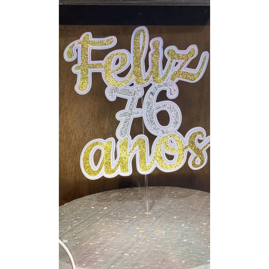 jojofuny 28 Unidades Decoração De Bolo Com Glitter Topo De Bolo