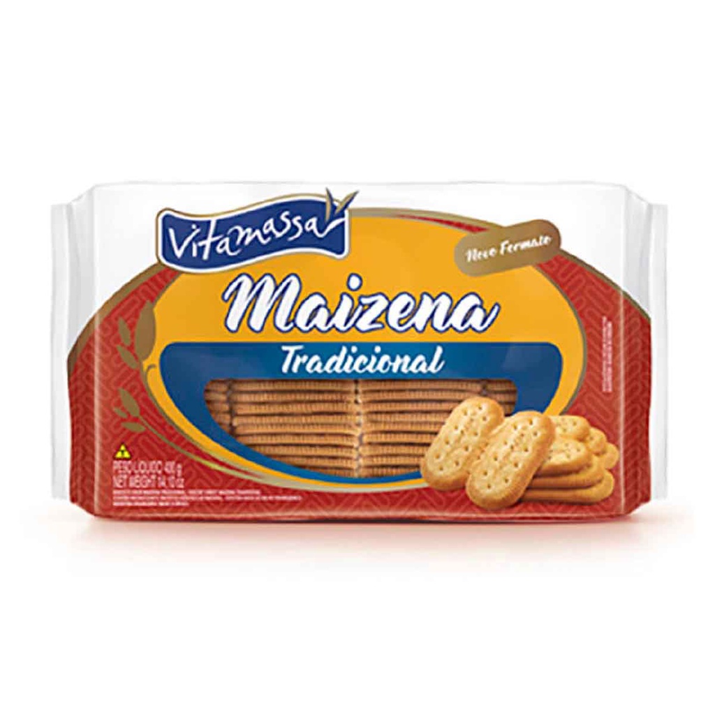 Biscoito maizena Vitamassa 400g | Shopee Brasil