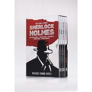 Box 4 Livros | Capa Dura | Sherlock Holmes | Edição Especial