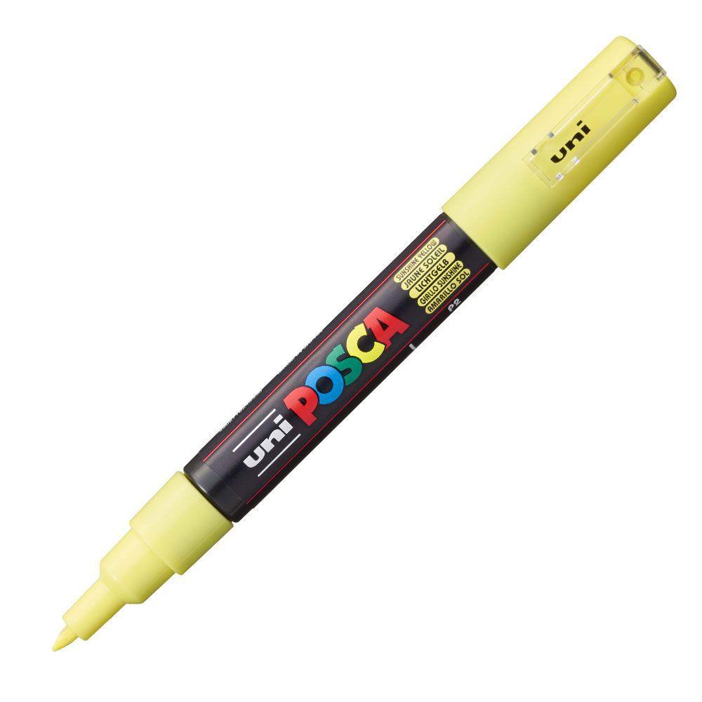 Caneta Posca Pc-1m Sunshine Yellow Ponta Fina 0,7mm | Shopee Brasil