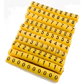 kit Identificador Marcador Fios Cabos Anilhas 1000pcs 0a9 EC1