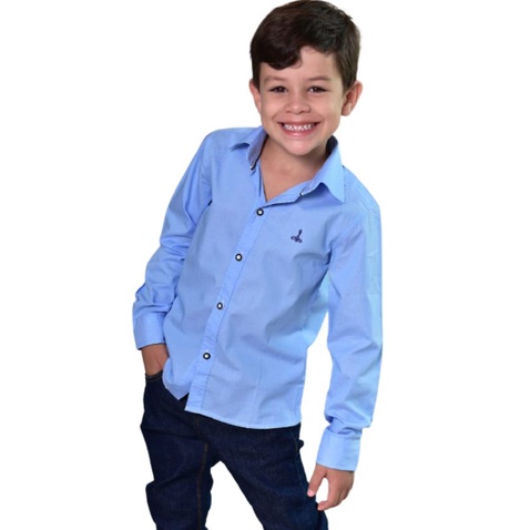 Camisa best sale infantil social