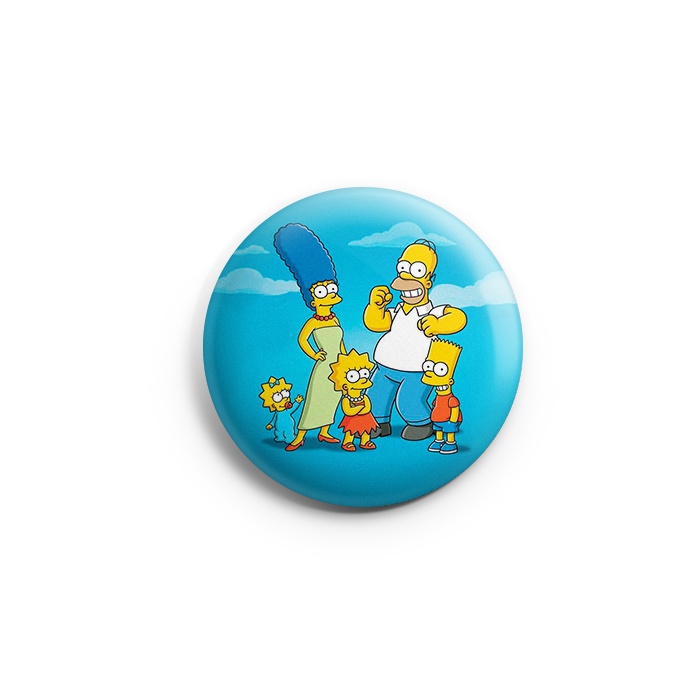 Botton Os Simpsons - Botum / Boton / Broche (3,5cm & 4,5cm) | Shopee Brasil