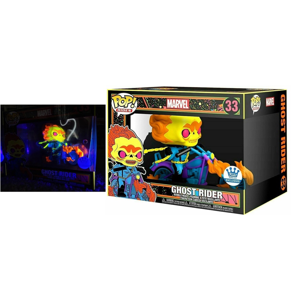 Outlet Funko Pop Ghost Rider Black light