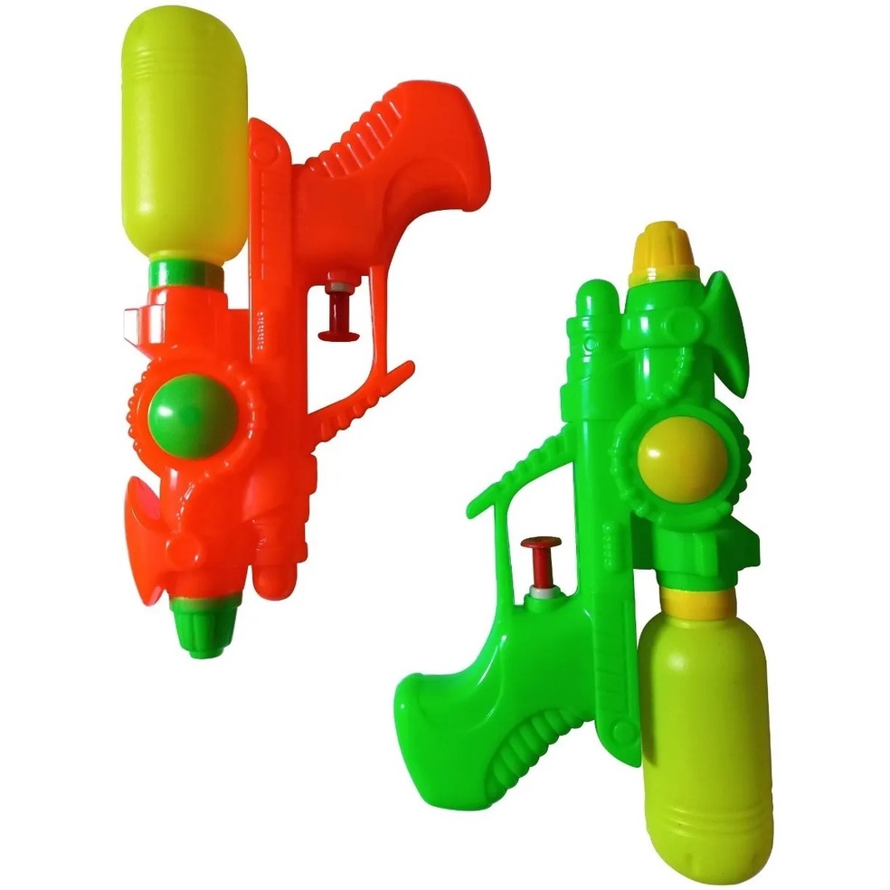 Kit 2 Arminha Pistola de Água Lançador Brinquedo Infantil