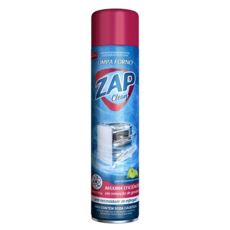 Limpador Desengordurante Spray Limpa Forno 400ml Zap Clean Shopee Brasil
