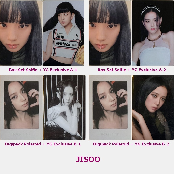 BLACKPINK BORN PINK YG Selecione Cartão Fotográfico | Shopee Brasil