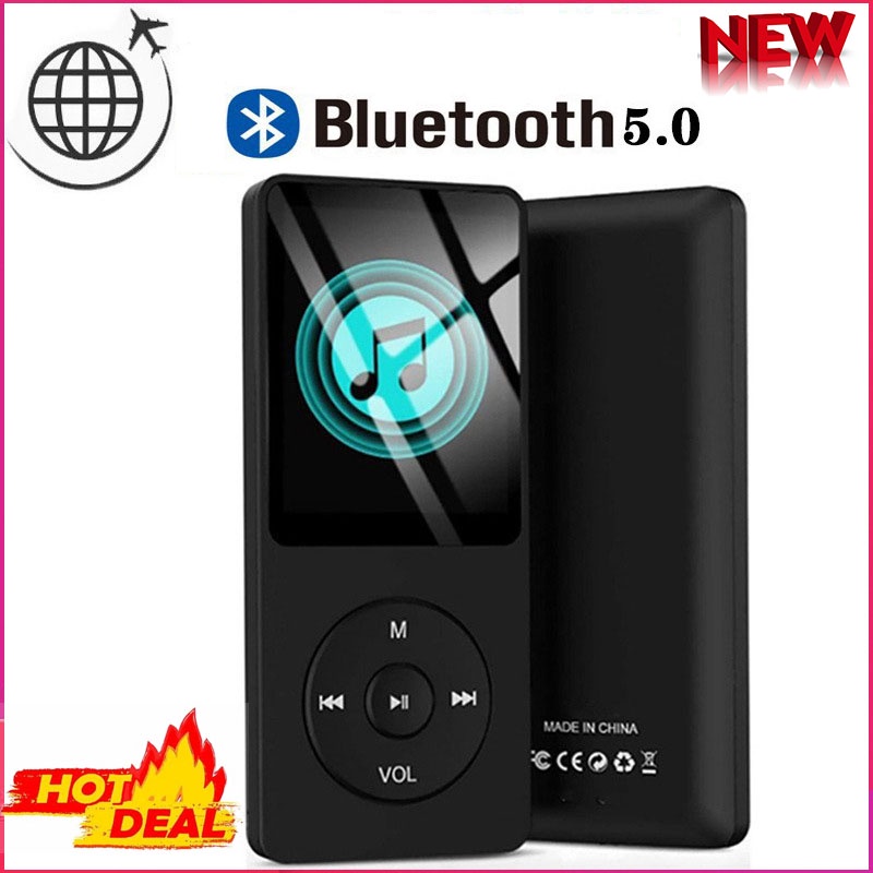 2024 Mais Novo Leitor De Voz Bluetooth 5.0 MP3 Player HIFI Música Esporte MP4 Media FM Rádio Gravador Ebook