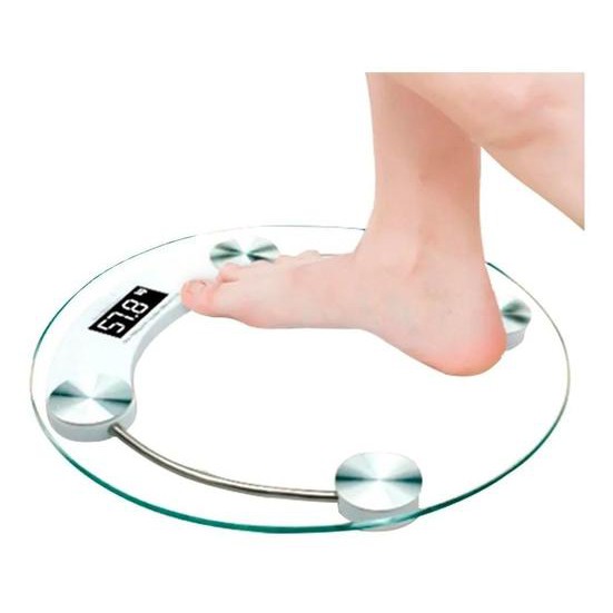 Balanca Digital Banheiro Peso Corporal Vidro Ate 180 Kg | Shopee Brasil