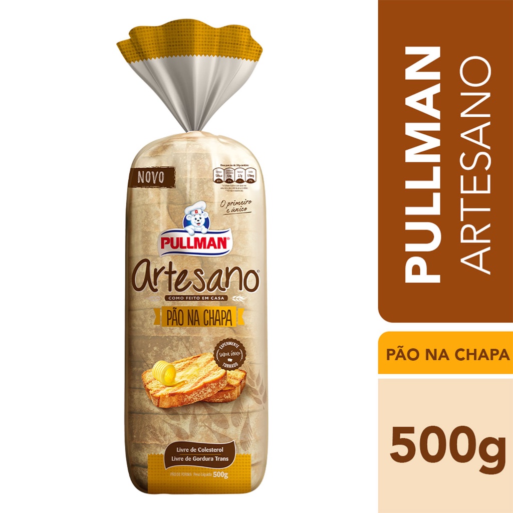 Pão na Chapa Artesano Pullman 500g