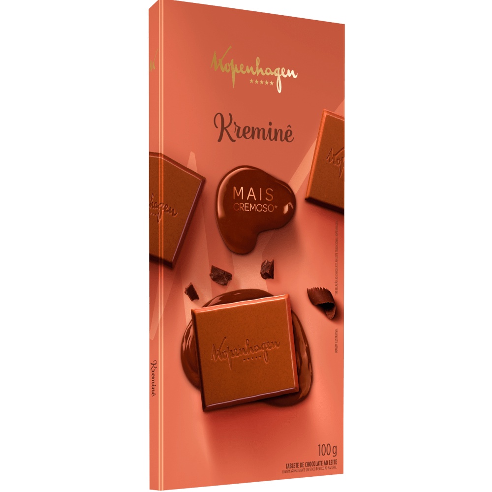 Tablete Mais Leite 100G Kopenhagen Chocolate Shopee Brasil