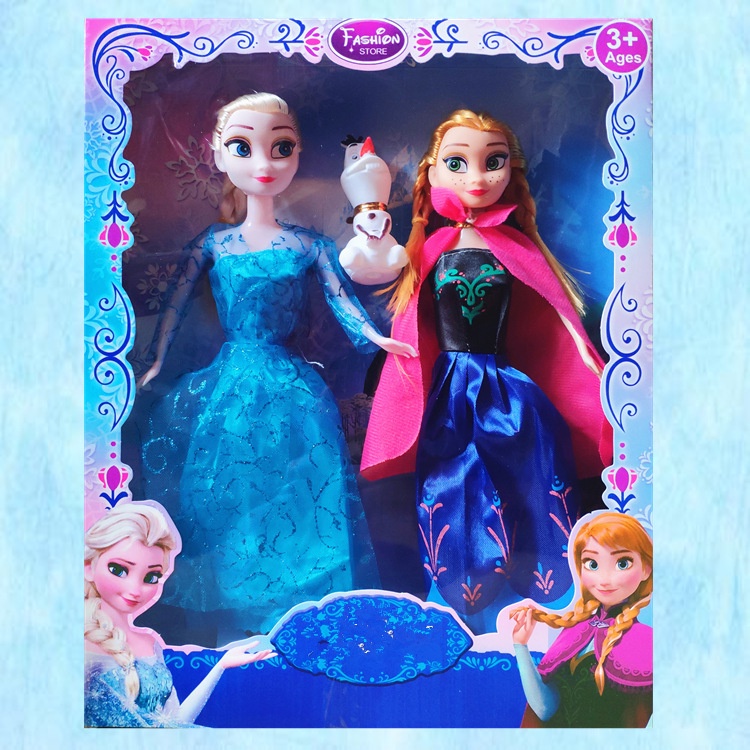 Frozen - Bonecas Elsa, Anna E Olaf - Pronta Entrega 30cm - R$ 99,90