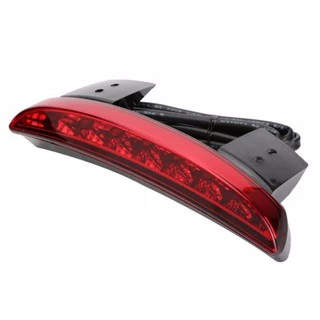 Farol Traseiro Brake Lanterna Led Moto Custom Racer Harley