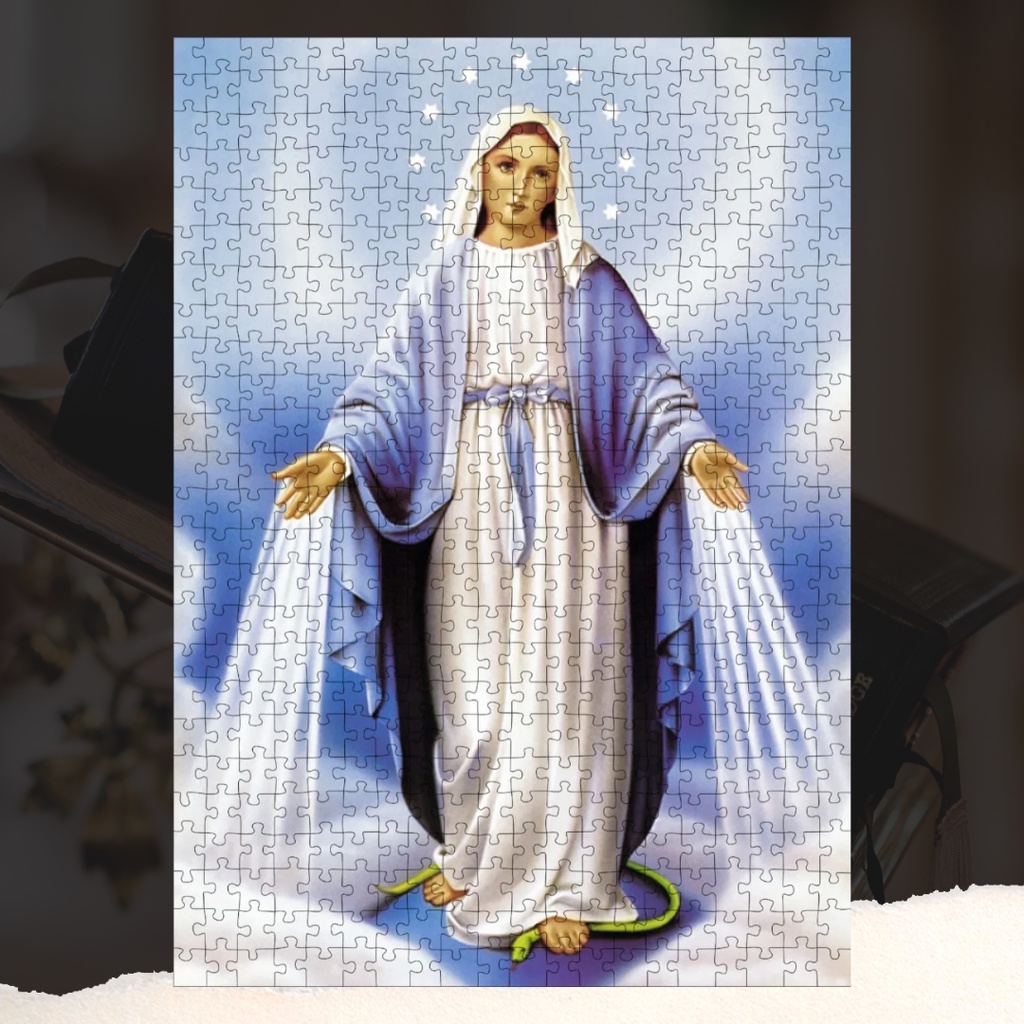 Quebra-cabeça Nossa Senhora Aparecida de 975 Peças em mdf