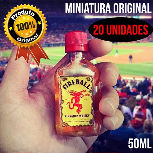 20 Mini Fireball 50ml Original | Shopee Brasil