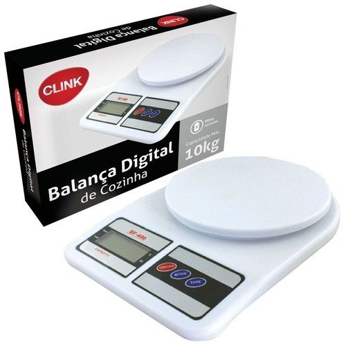 Balança Digital De Cozinha Para Comida Até 10kg Alta Precisão | Shopee ...