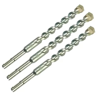 Brocas SDS-PLUS 6 x 160 MM Kit com 3 Peças BOSCH