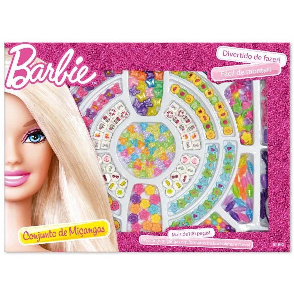 Brinquedo Barbie Kit De Micangas Com 100 Pecas Da Fun F00152 | Shopee Brasil