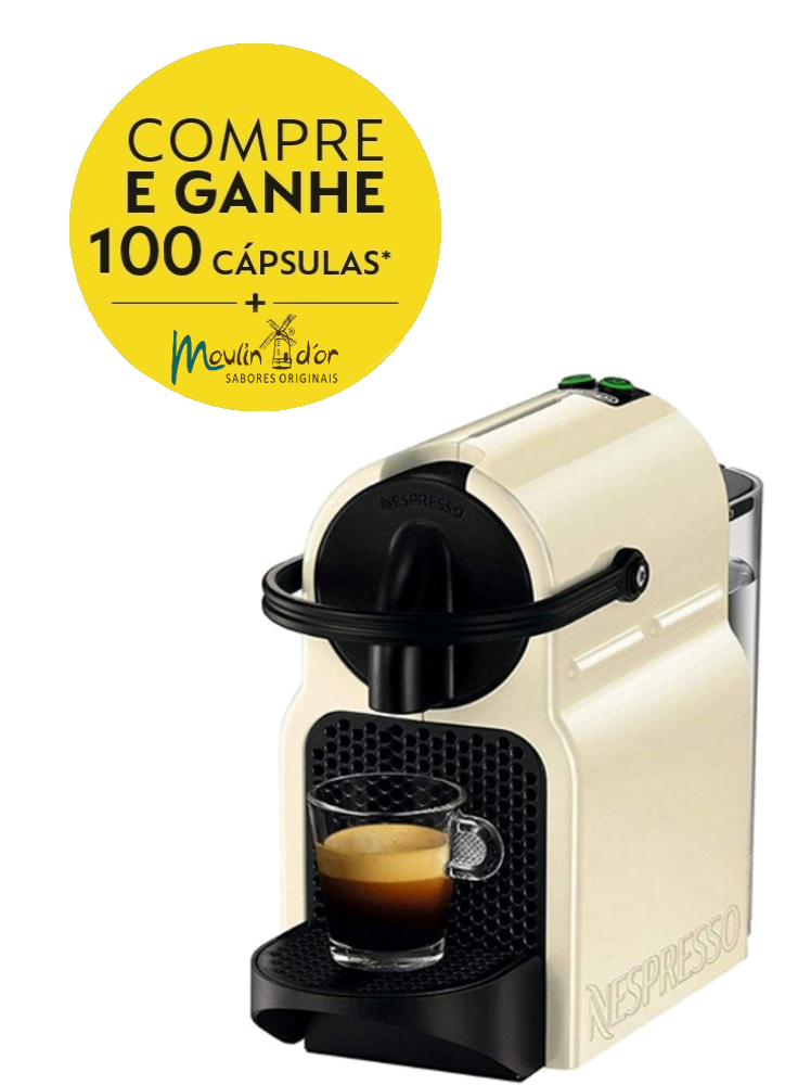Cafeteira Nespresso Inissia D40 Cream 110V Shopee Brasil