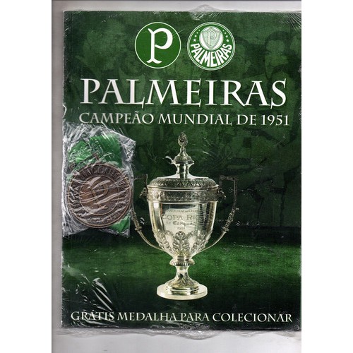 Livro + Medalha + Certificado Palmeiras Livro Palmeira