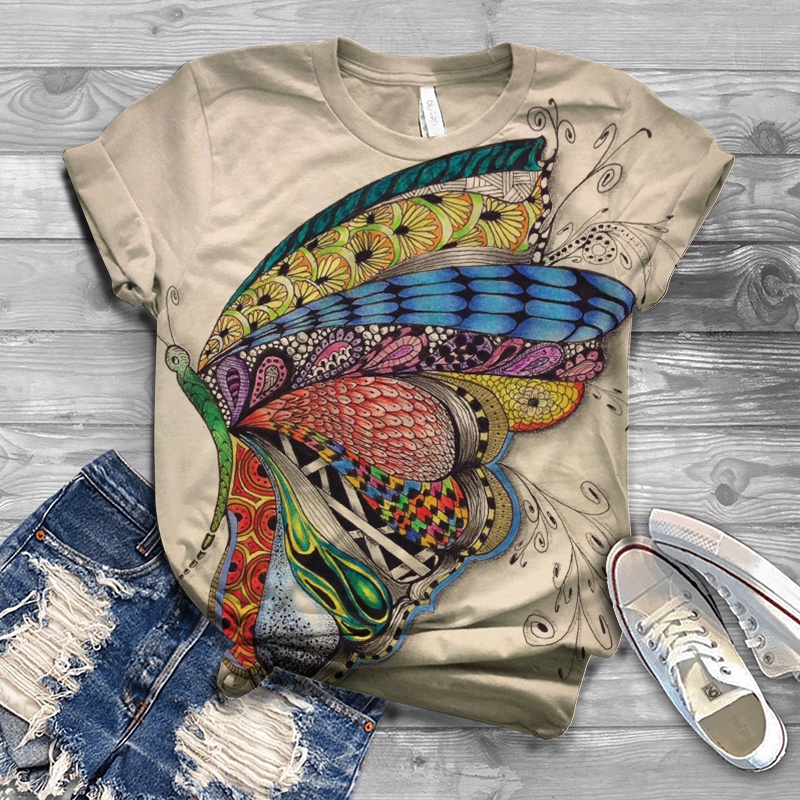 Compra online de Verão T-shirt Feminina Roupa Feminina Kawaii 3D Cat Print  Estética T Shirt Mulheres Moda Manga Curta Tops Tees Blusa Casual