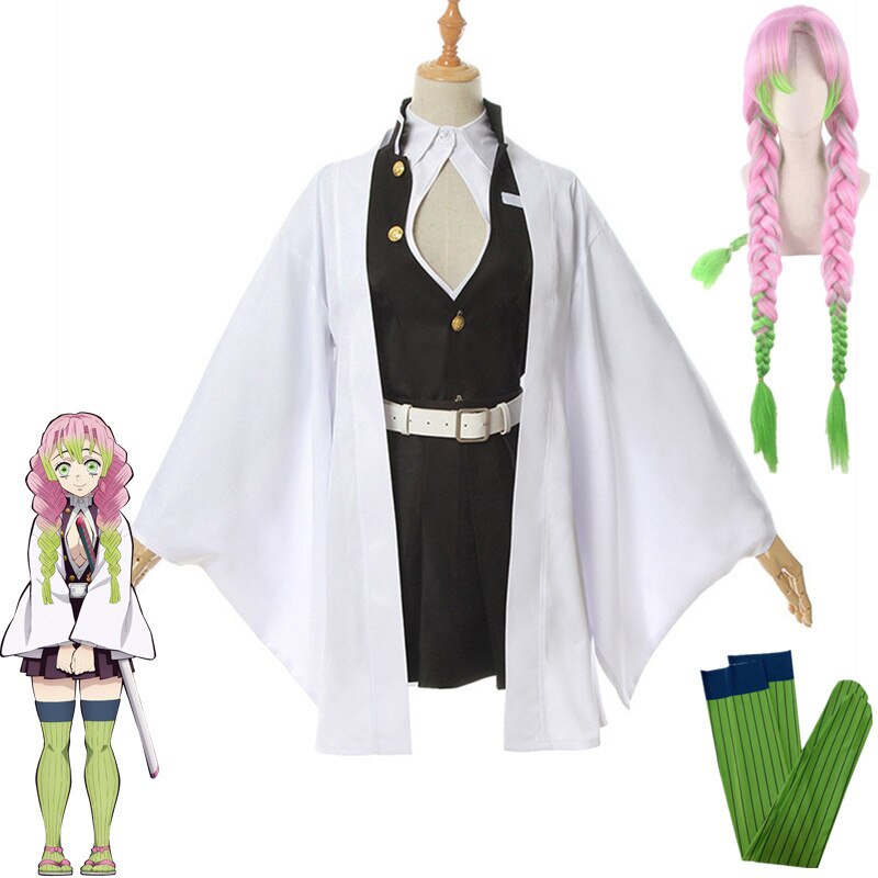 2023-demônio Slayer Irmão E Irmã Kamado Nezuko Cosplay Traje Outfit Kimono  Anime Costume Peruca-1 -t