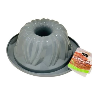 Forma De Pudim Flor Silicone Torta Bolo