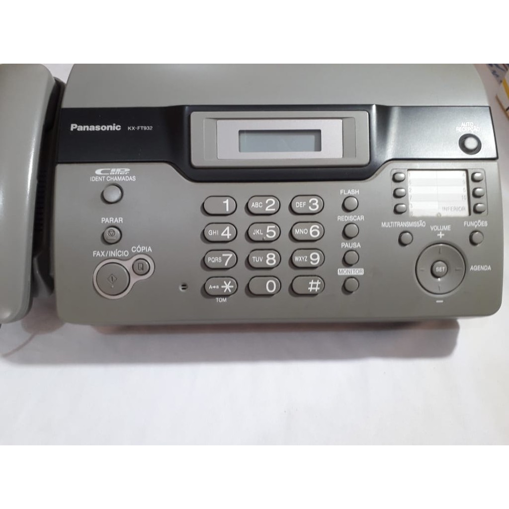Fax Panasonic Kx Ft 932 - Usado | Shopee Brasil
