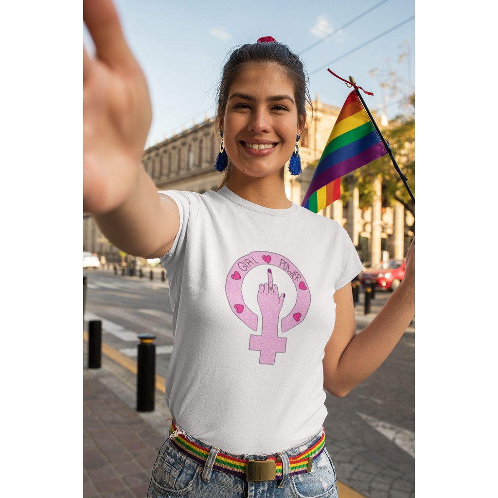 Camiseta T-shirt Blusa feminina Feminist Power Poder Feminista Promoçao