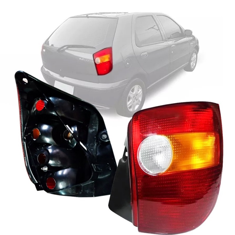 Lanterna Traseira Palio 96/99 Tricolor - LADO DIREITO. | Shopee Brasil