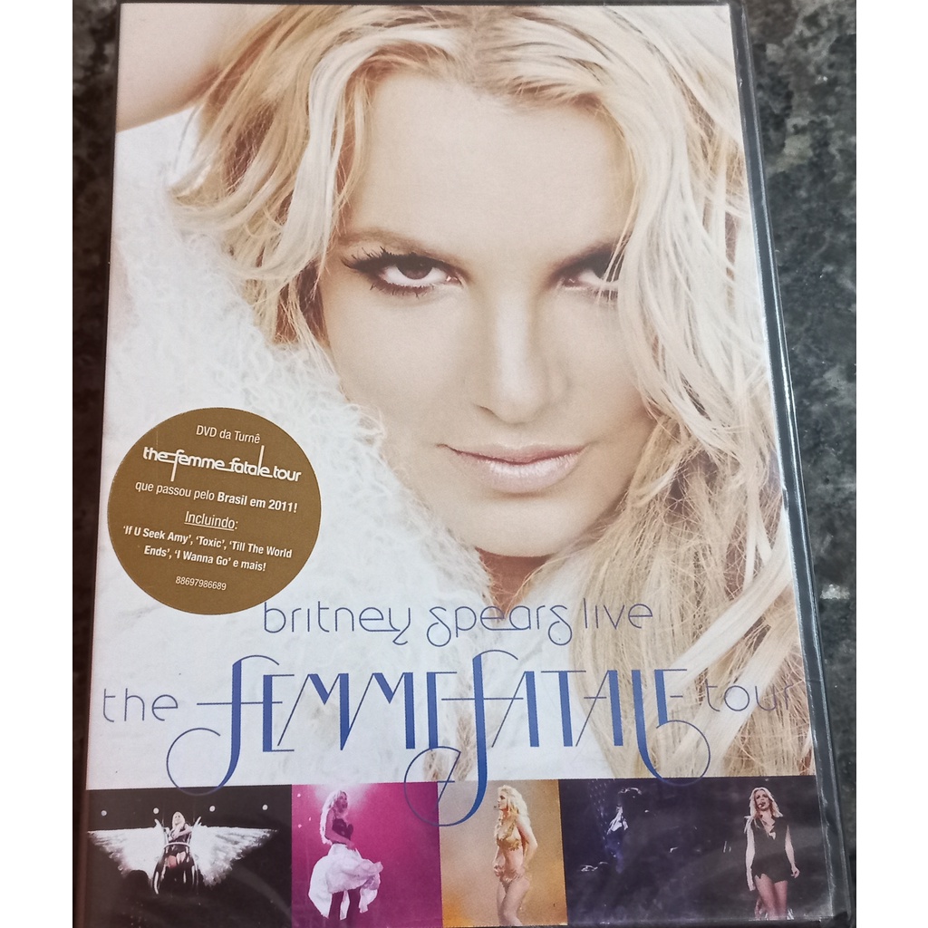 Dvd Britney Spears The Femme Fatale Tour Live Lacrado Shopee Brasil