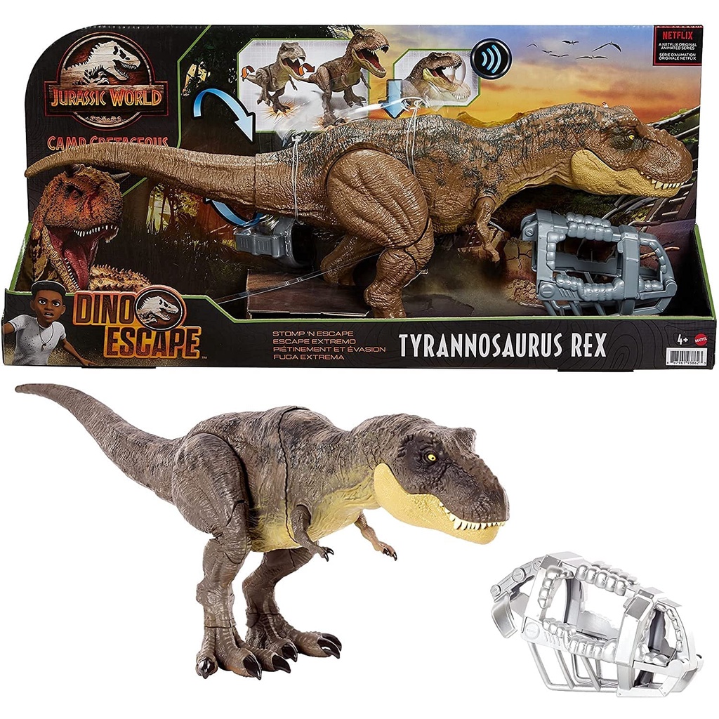 Brinquedo Infantil Dinossauro T-Rex com Som Jurassic Fun Junior (3