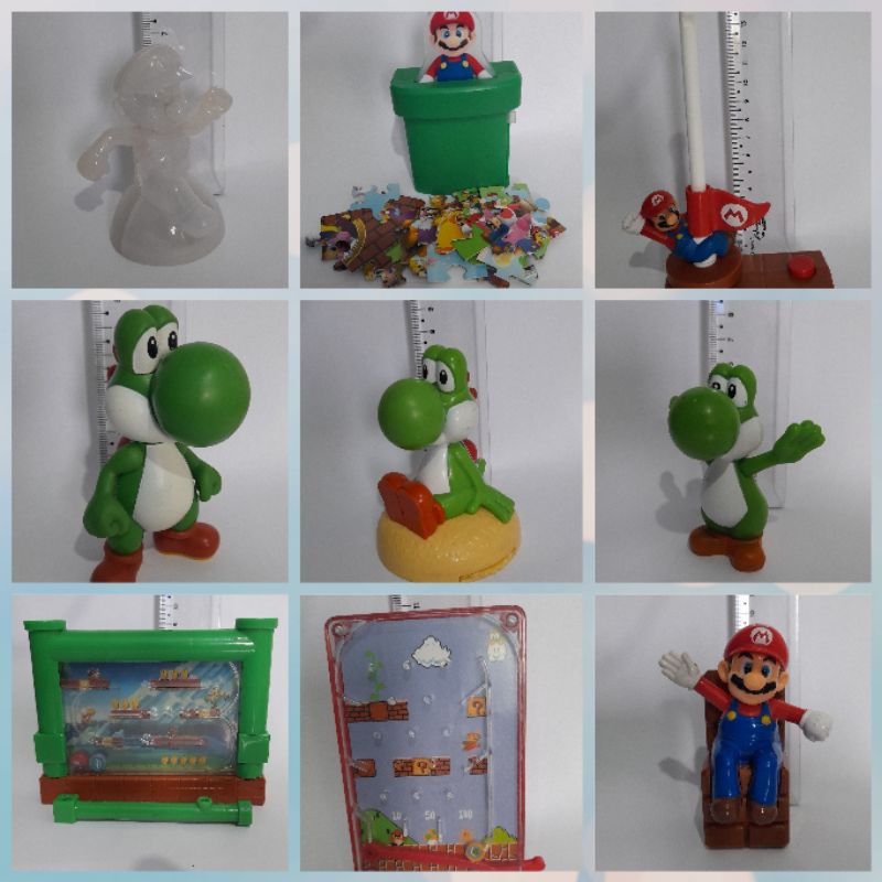bonecos coleção mario mc donalds