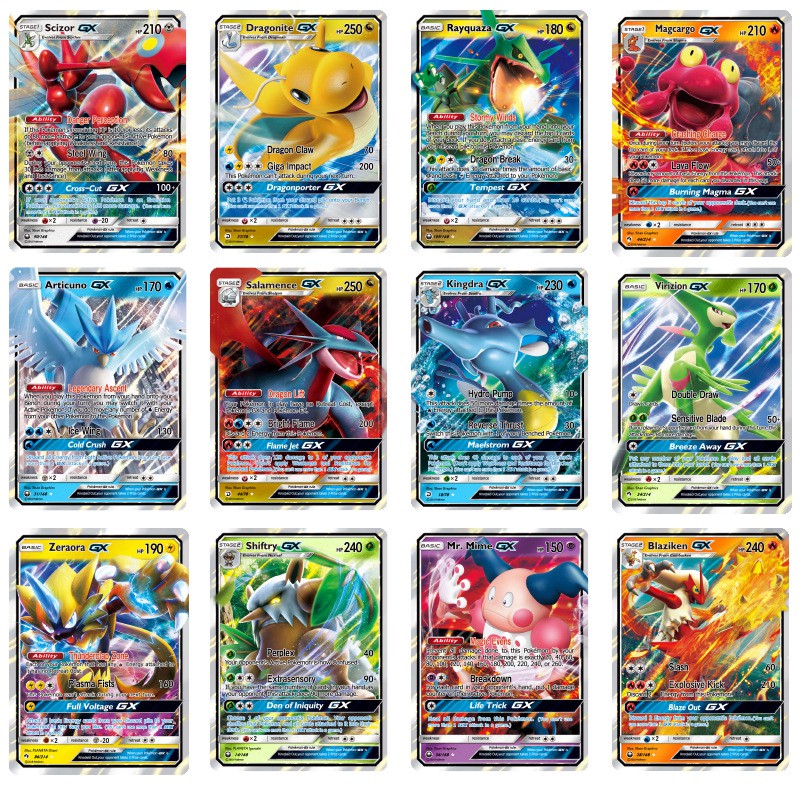 Kit 10 Cartas de jogo pokemon brinquedos mega ex versão em inglês nenhuma  repetição brilhante batalha carte negociação coleção cartão crianças  brinquedos presentes