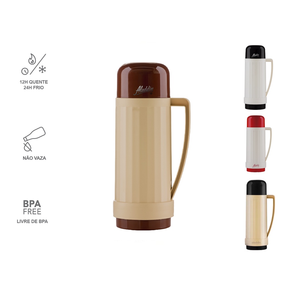 Garrafa Térmica Continental 500ml Aladdin Pequena Café Chá Água