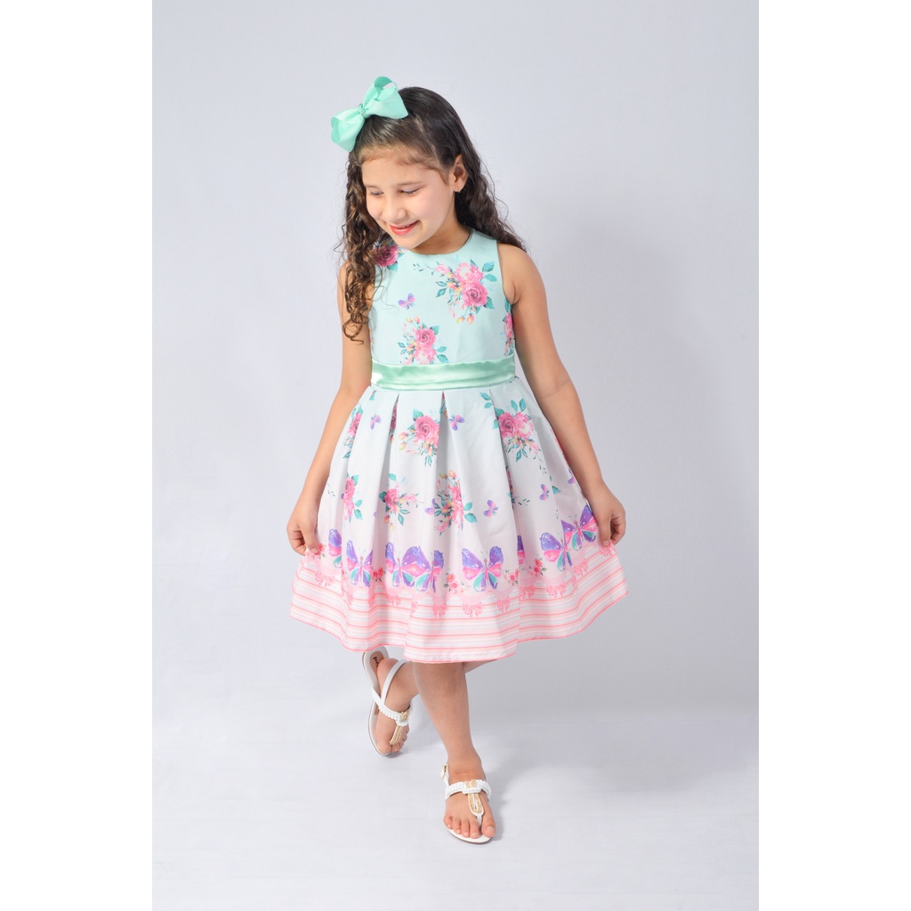 Vestido infantil para casamento best sale de dia